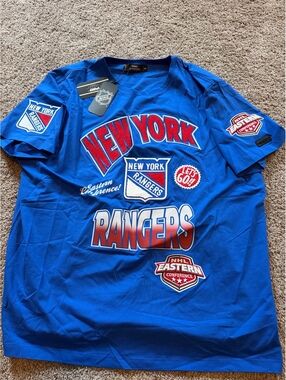 Pro Standard New York Rangers NHL Eastern Conference Blue T-Shirt 3XL
